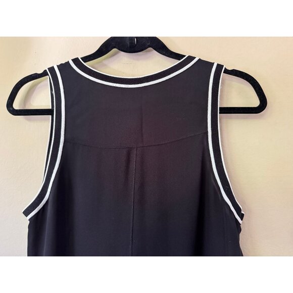 Rag & Bone Womens Sheer Navy Tank Top Nautical Size S Career Capsule Sailor Chic - Picture 4 of 16